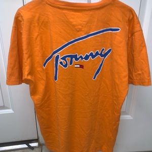 Orange Tommy Hilfiger tee